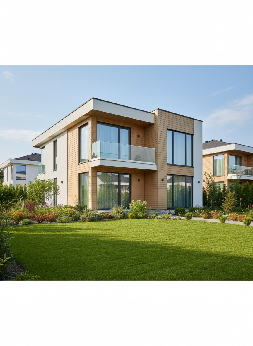 Comfort class two-story private house 150 square meters Belarus